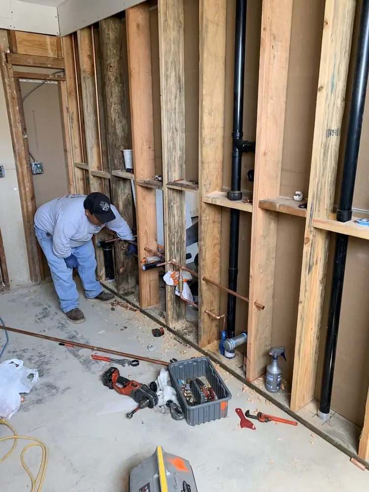 Commercial rough-in plumbing for Water Heater Replacement in Chadwick Beach
